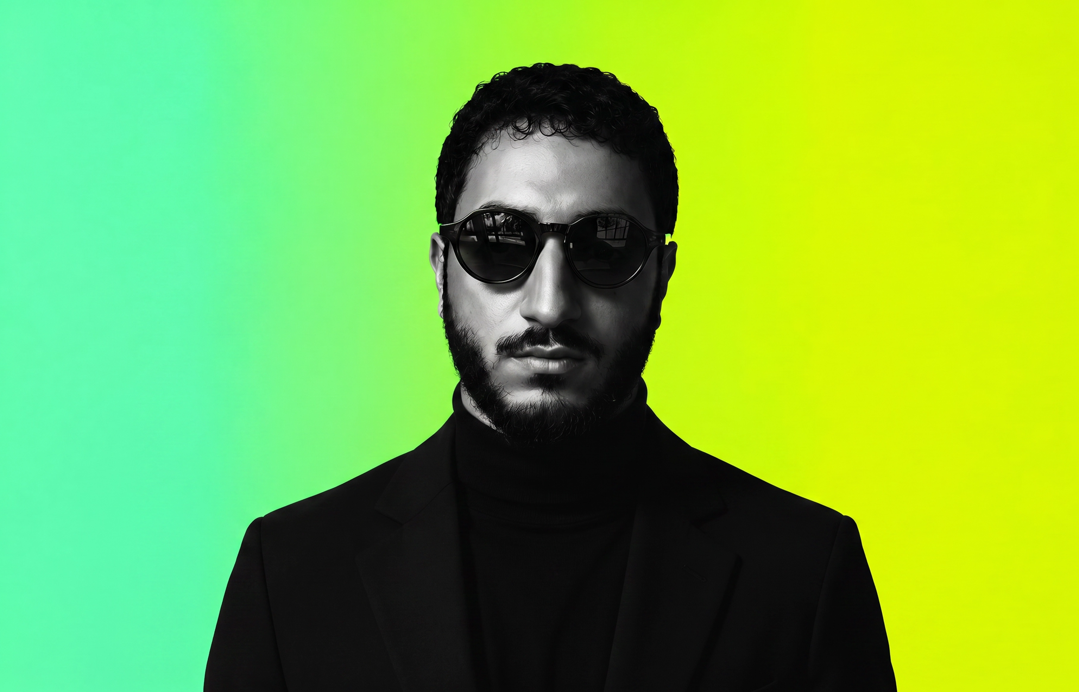 Editorial-style portrait representing Hamza's approach to branding and web design